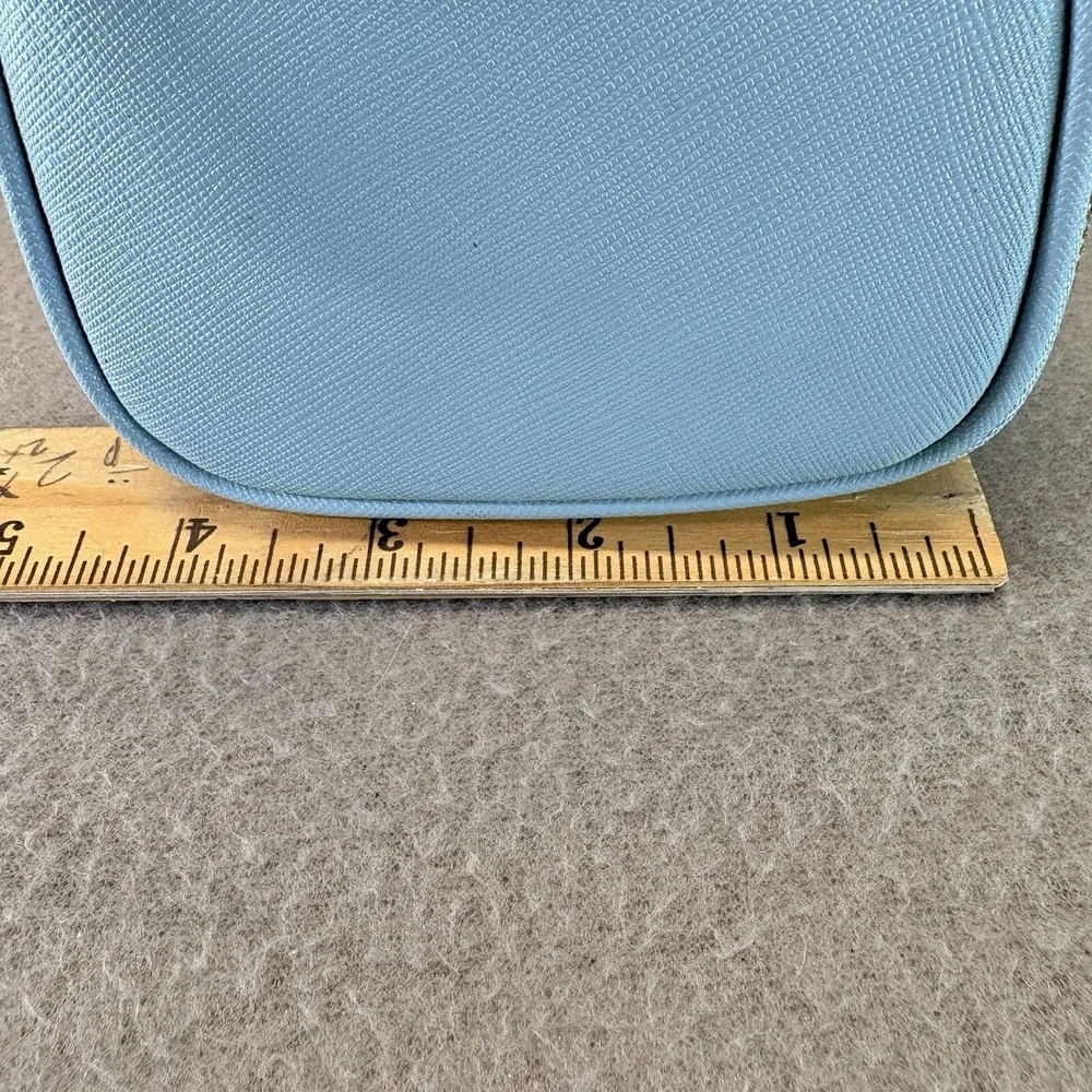 KATE SPADE NEW YORK ZIPPERED JEWELRY BOX TRAVEL CASE BLUE